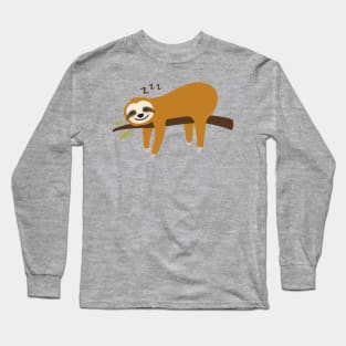 Lazy sloth Long Sleeve T-Shirt